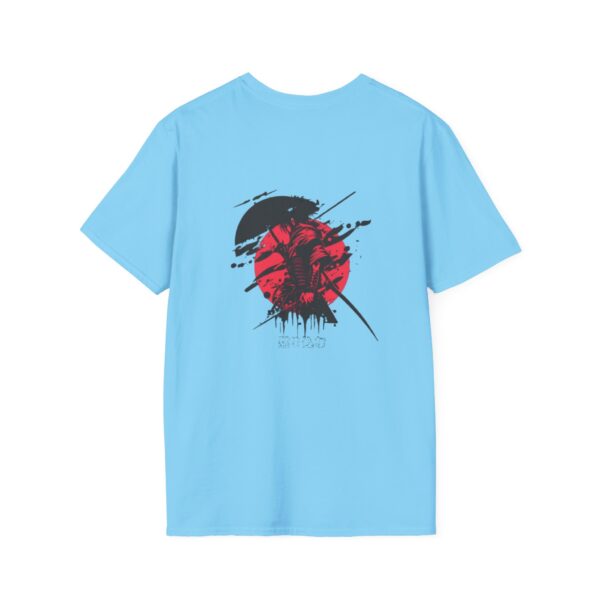 Japanese Art Inspired Unisex Softstyle T-Shirt - Minimalist Samurai Design