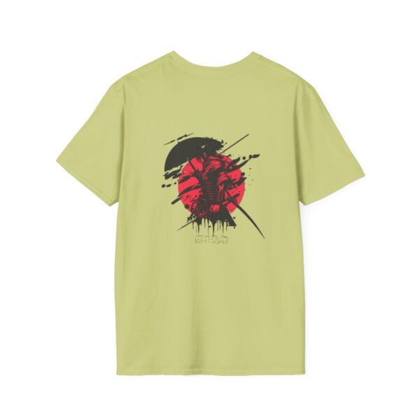 Japanese Art Inspired Unisex Softstyle T-Shirt - Minimalist Samurai Design