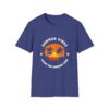 Summer Vibes Unisex Softstyle T-Shirt - Sunset Palm Design