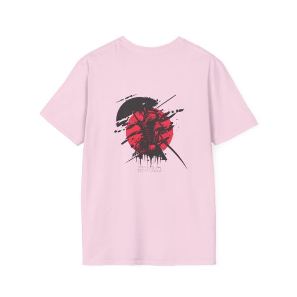 Japanese Art Inspired Unisex Softstyle T-Shirt - Minimalist Samurai Design