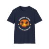 Summer Vibes Unisex Softstyle T-Shirt - Sunset Palm Design