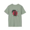 Japanese Art Inspired Unisex Softstyle T-Shirt - Minimalist Samurai Design