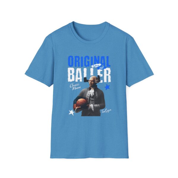 Unisex Original Baller T-Shirt - Vintage Basketball Design