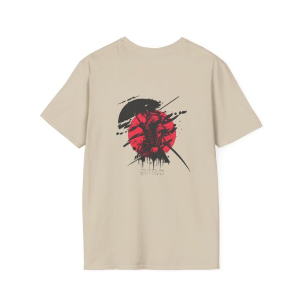 Japanese Art Inspired Unisex Softstyle T-Shirt - Minimalist Samurai Design