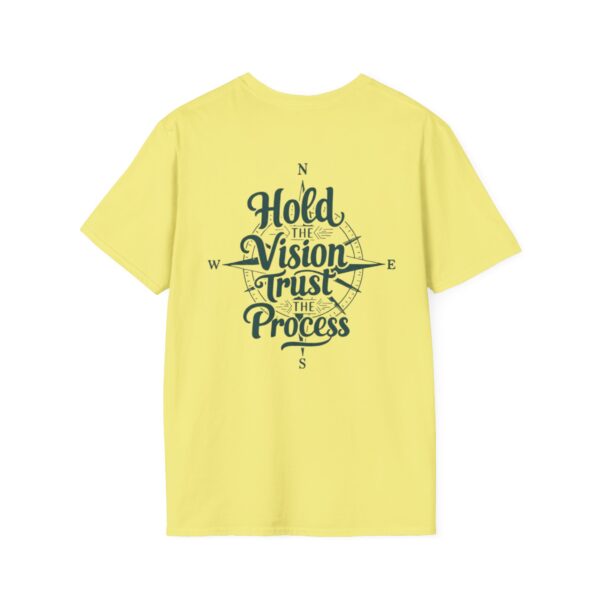 Inspirational Unisex Softstyle T-Shirt - "Hold the Vision, Trust the Process"