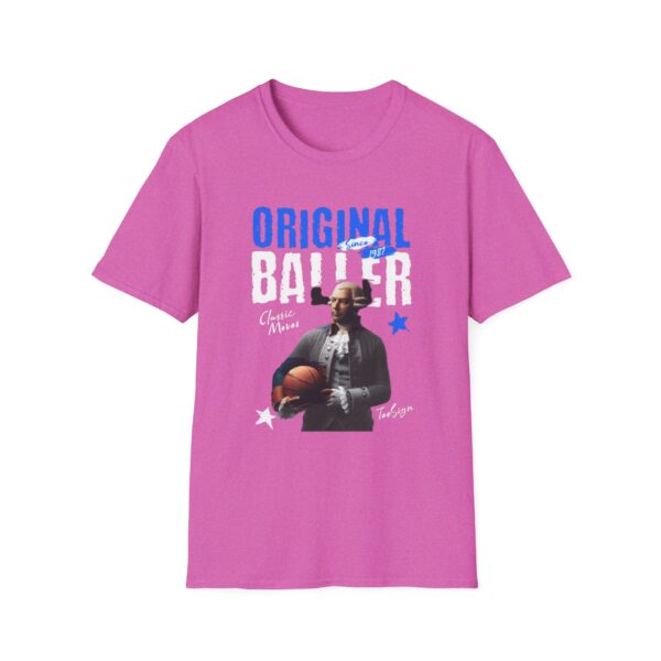 Unisex Original Baller T-Shirt - Vintage Basketball Design