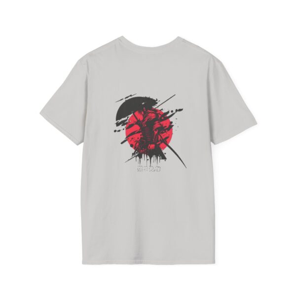 Japanese Art Inspired Unisex Softstyle T-Shirt - Minimalist Samurai Design