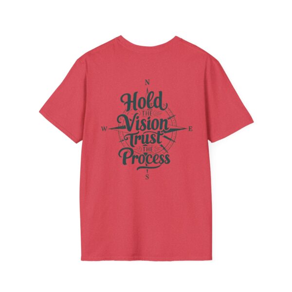 Inspirational Unisex Softstyle T-Shirt - "Hold the Vision, Trust the Process"