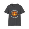 Summer Vibes Unisex Softstyle T-Shirt - Sunset Palm Design