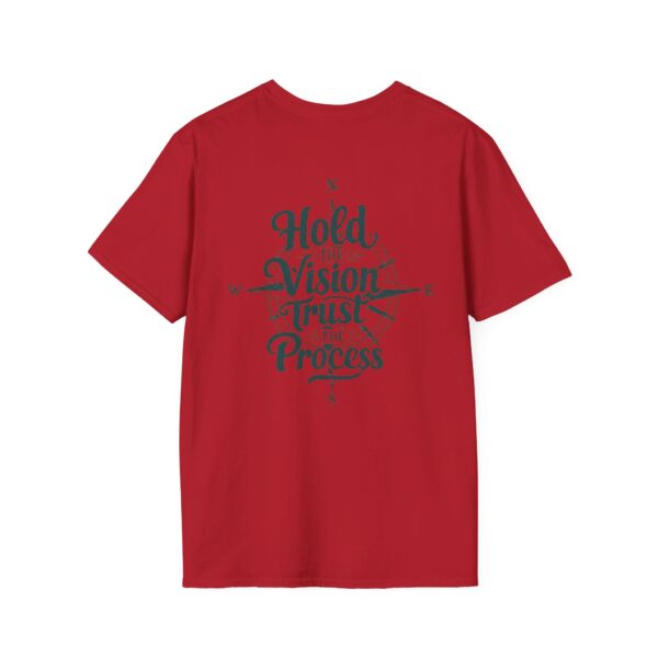 Inspirational Unisex Softstyle T-Shirt - "Hold the Vision, Trust the Process"