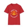 Summer Vibes Unisex Softstyle T-Shirt - Sunset Palm Design