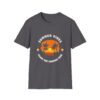 Summer Vibes Unisex Softstyle T-Shirt - Sunset Palm Design
