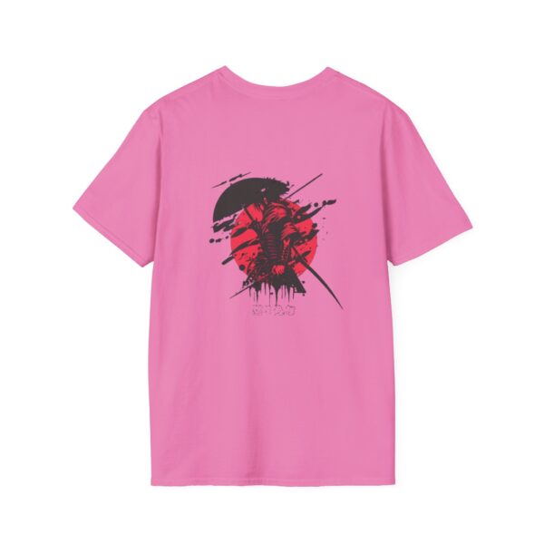 Japanese Art Inspired Unisex Softstyle T-Shirt - Minimalist Samurai Design