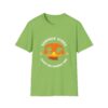 Summer Vibes Unisex Softstyle T-Shirt - Sunset Palm Design