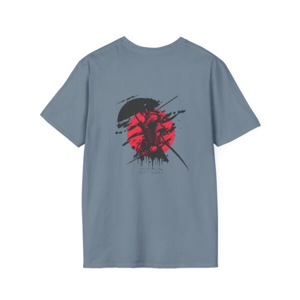 Japanese Art Inspired Unisex Softstyle T-Shirt - Minimalist Samurai Design