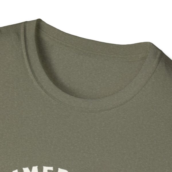 Summer Vibes Unisex Softstyle T-Shirt - Sunset Palm Design