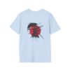Japanese Art Inspired Unisex Softstyle T-Shirt - Minimalist Samurai Design