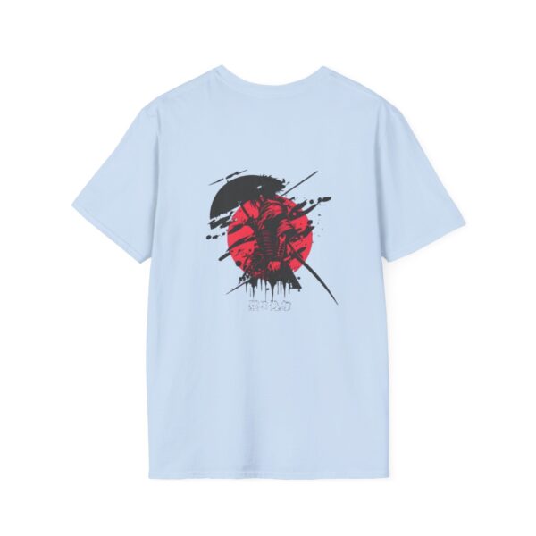 Japanese Art Inspired Unisex Softstyle T-Shirt - Minimalist Samurai Design